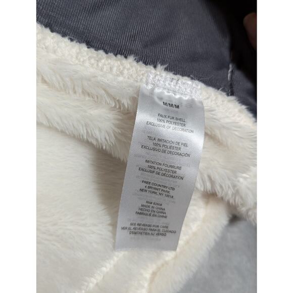 Free country Vest sz M Unlined super fleece VGUC Bust 39" - Picture 7 of 13